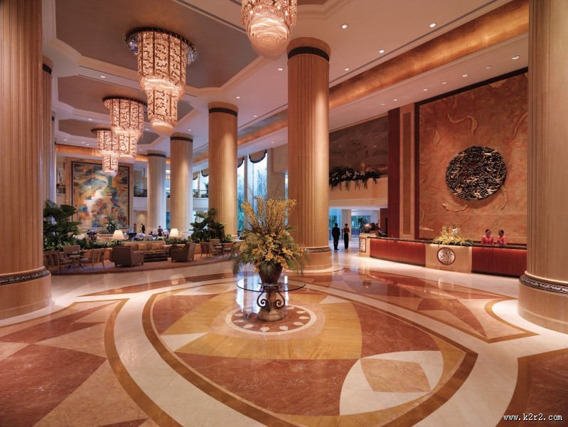 新加坡香格里拉大酒店大堂图片
