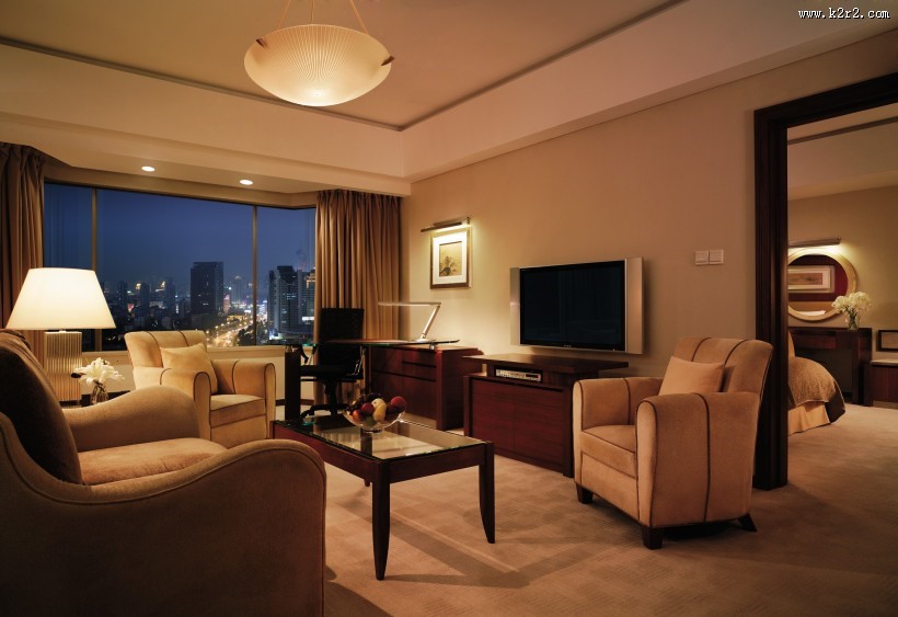 青岛香格里拉酒店客房图片