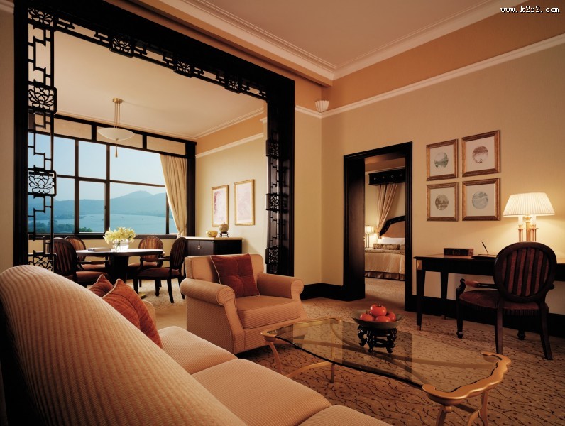 杭州香格里拉饭店客房图片大全