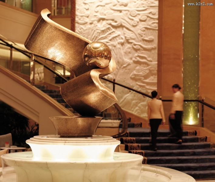 广州香格里拉大酒店大堂图片