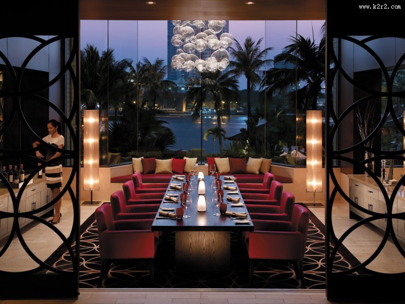 泰国曼谷香格里拉大酒店餐厅酒吧图片