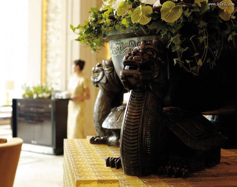 北京香格里拉饭店大堂图片