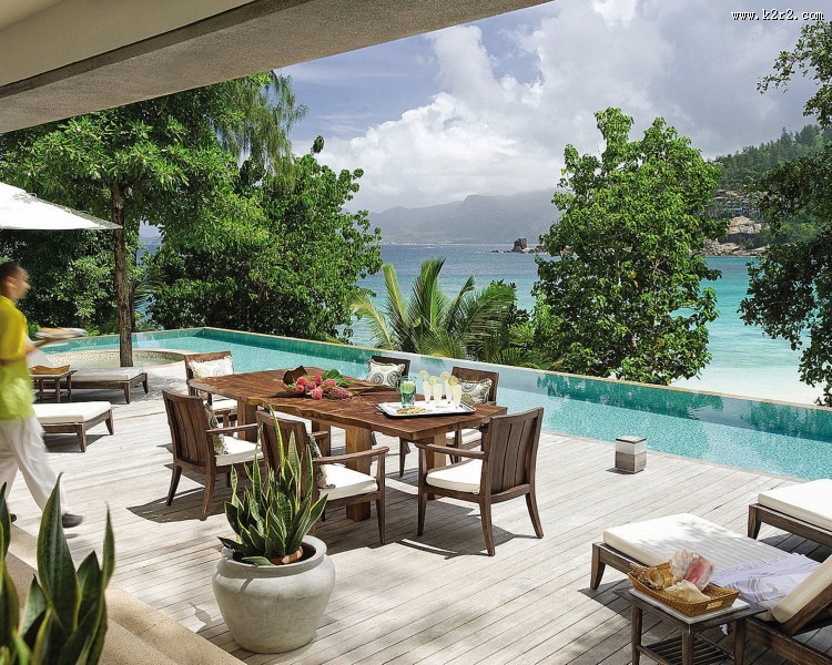 塞舌尔四季酒店图片大全