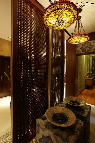 平顶山东南亚风格样板间室内设计图片