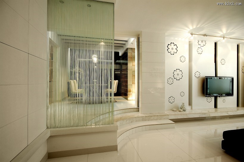 2008中江国际花城黑白写意空间室内装修图片大全