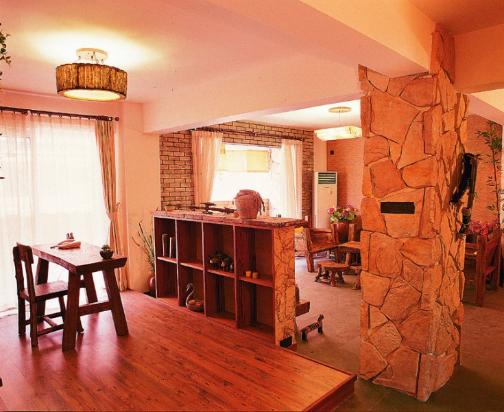 古朴大自然风格室内装修图片大全