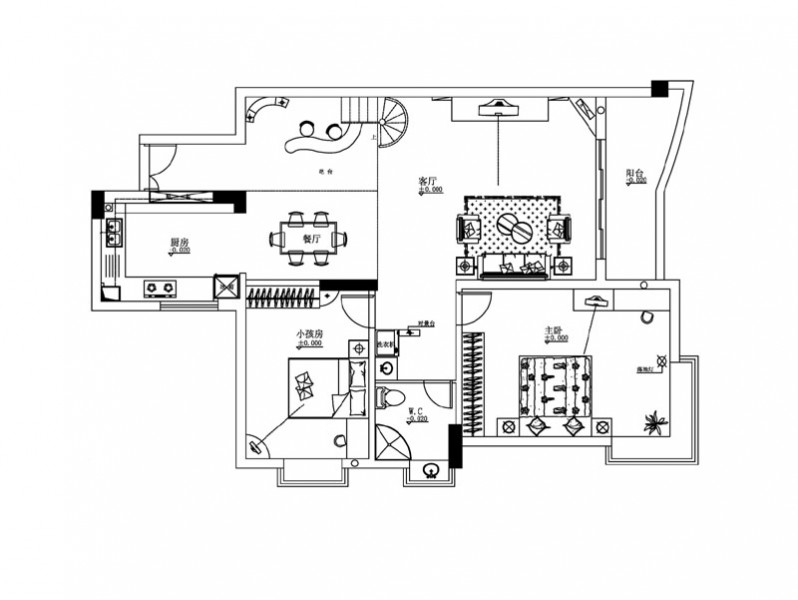 中山市颐和山庄颐美苑住宅装修图片