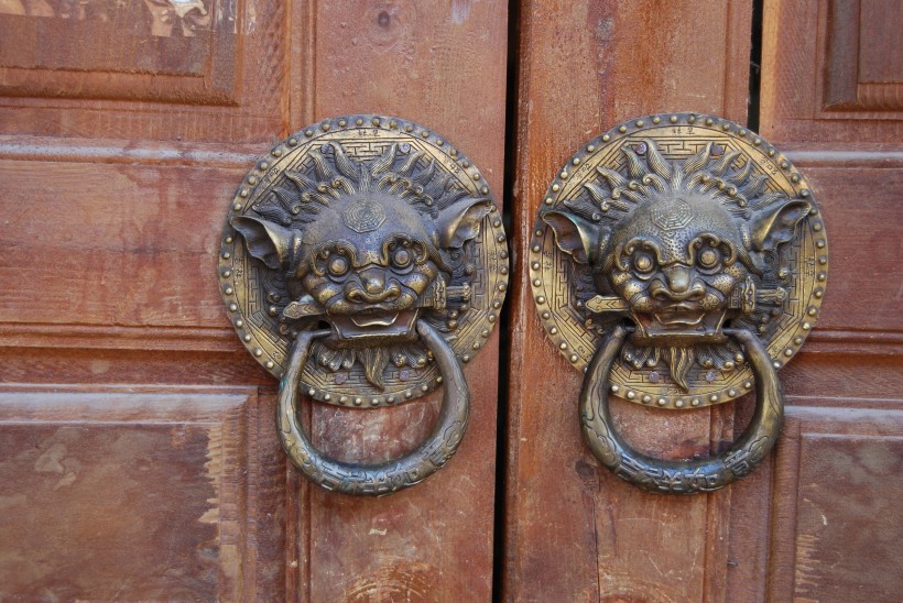传统门环图片