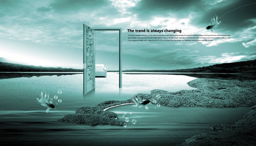 大好河山海报设计图片