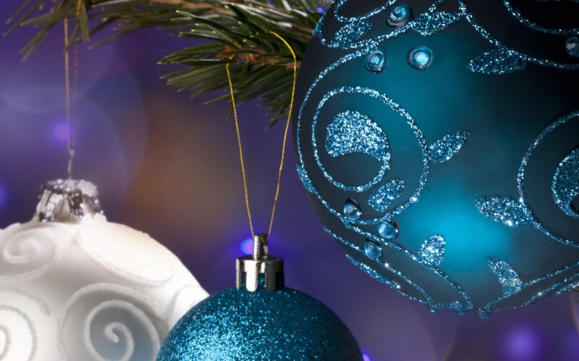 圣诞节彩球图片大全