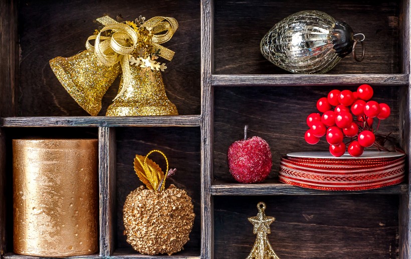 圣诞节装饰铃铛图片