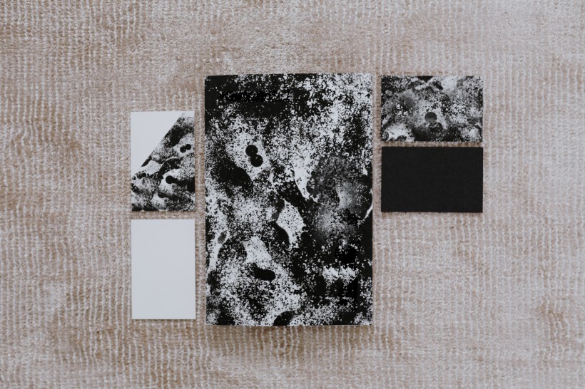 黑白相间的纹理图片