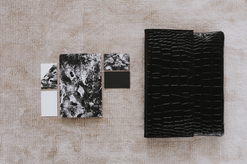 黑白相间的纹理图片