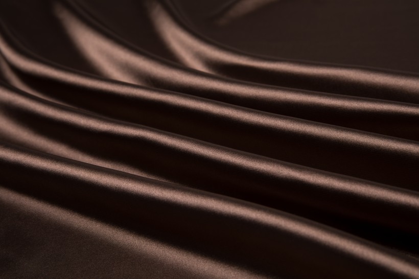 咖啡色丝绸背景图片
