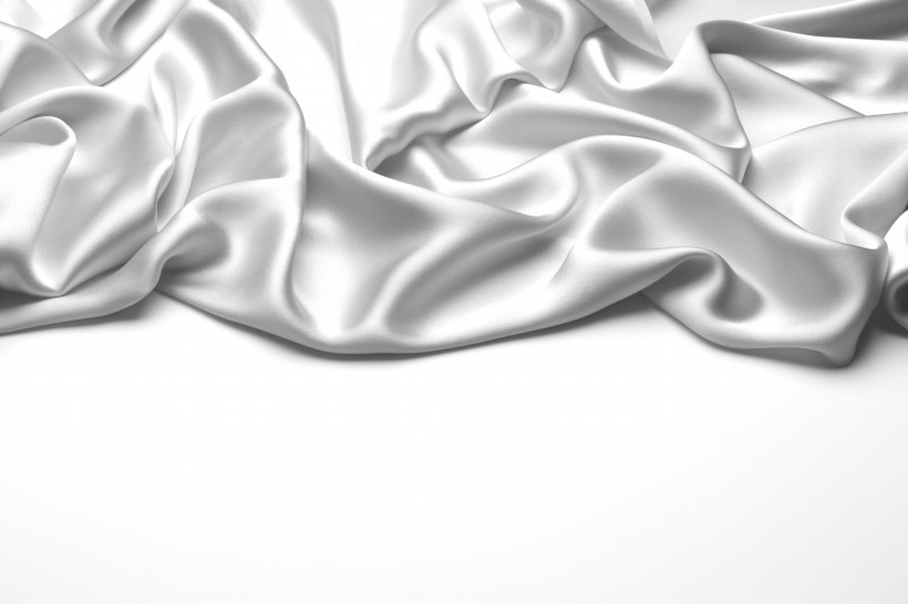 彩色的丝绸素材图片