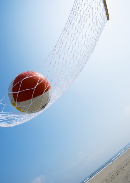 夏日清新素材游泳圈遮阳伞图片