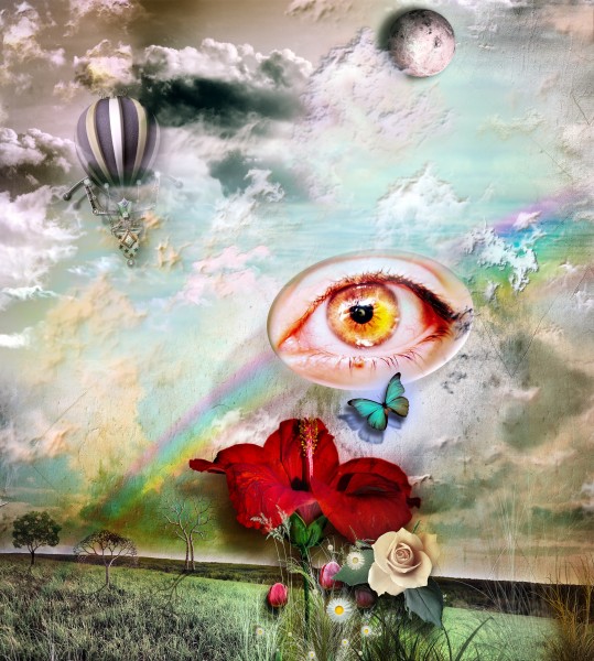 春天艺术元素背景图片