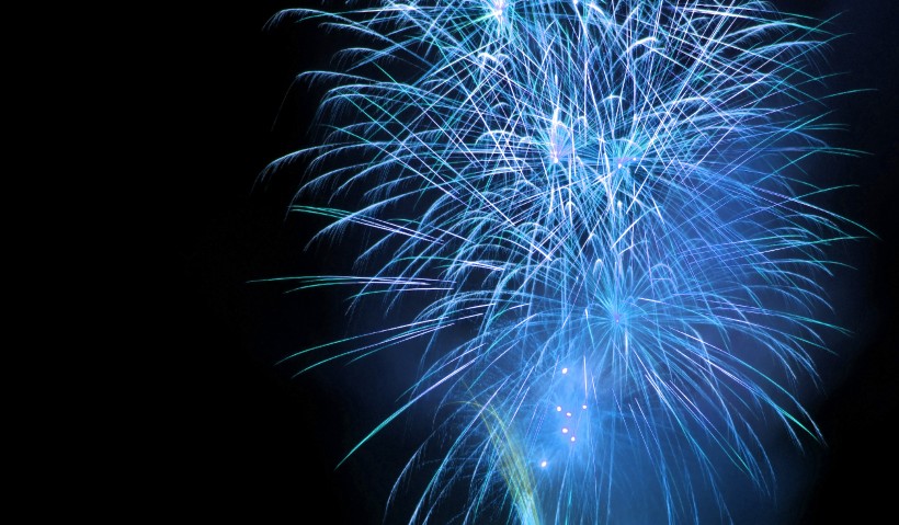 绚丽烟花背景图片