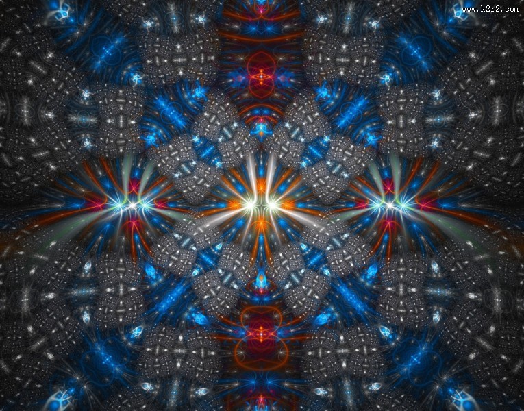 复杂有规律的花纹背景图片