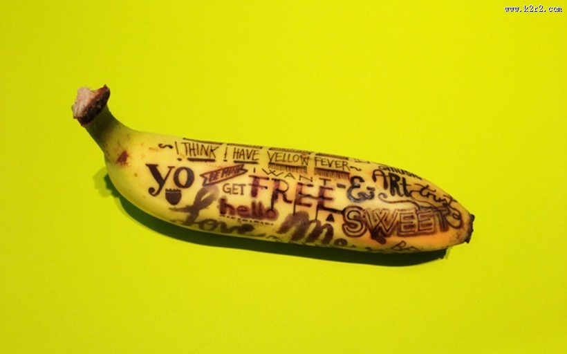 香蕉创意设计图片