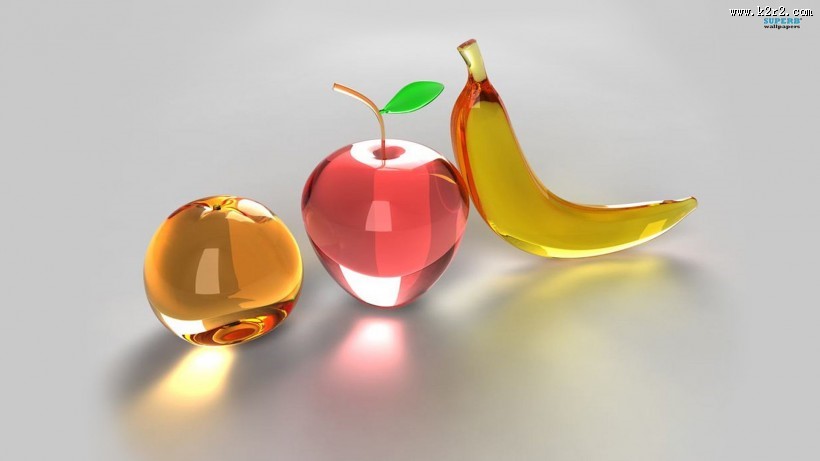 玻璃水果设计图片