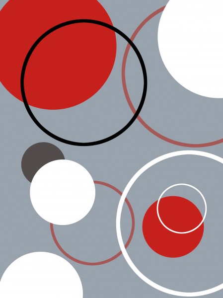 简约几何三联挂画图片