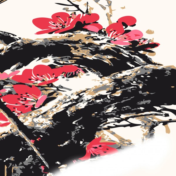 中国风梅花三联挂画图片大全