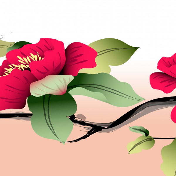 中国风梅花三联挂画图片大全