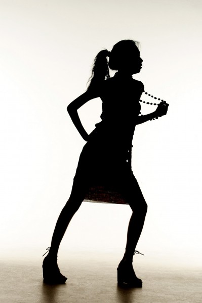 服装模特剪影图片大全