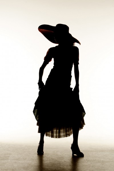 服装模特剪影图片大全