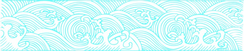 古典浪花花纹图片