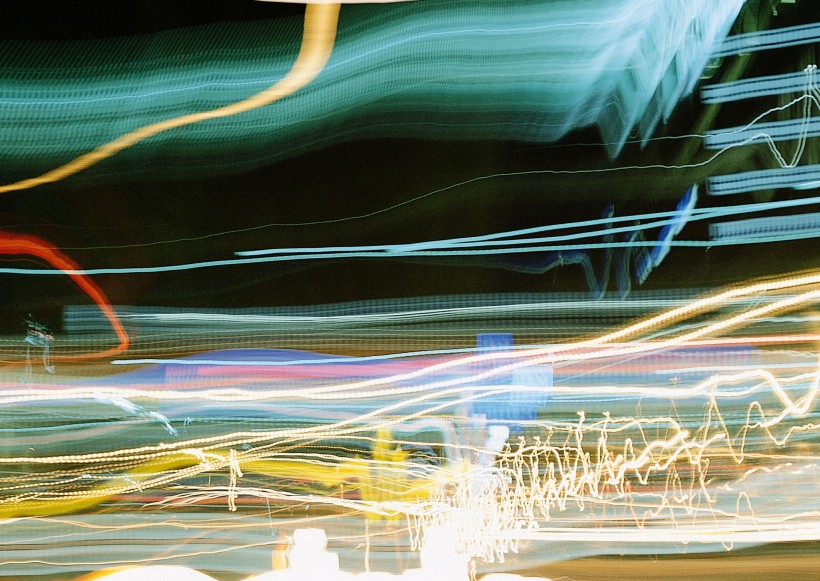 彩色动感灯光图片