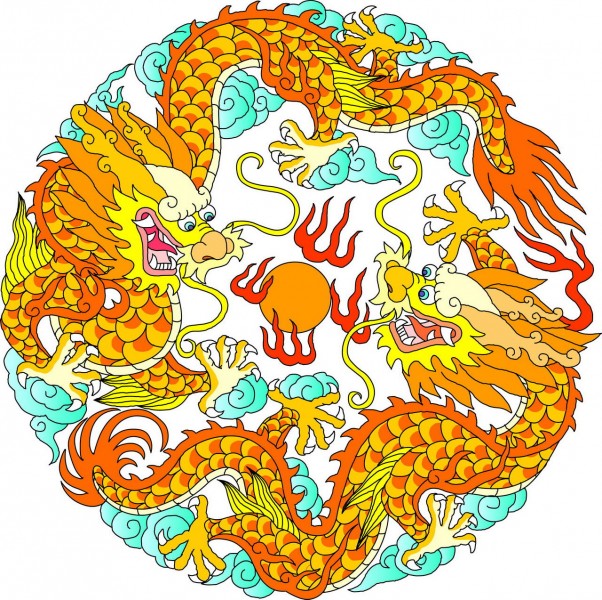 中国龙纹图片