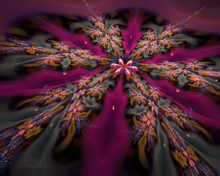 花型背景设计素材图片