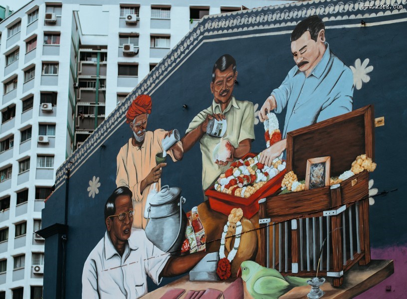 墙壁上的涂鸦和绘画图片