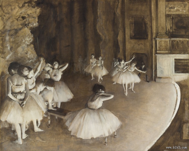 埃德加·德加绘画之芭蕾舞系列图片大全