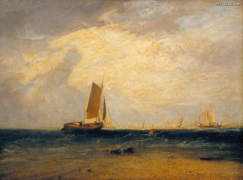 约瑟夫·马洛德·威廉·透纳绘画系列之船图片
