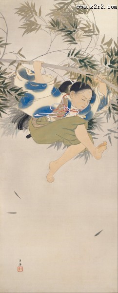 桥本关雪绘画系列二图片