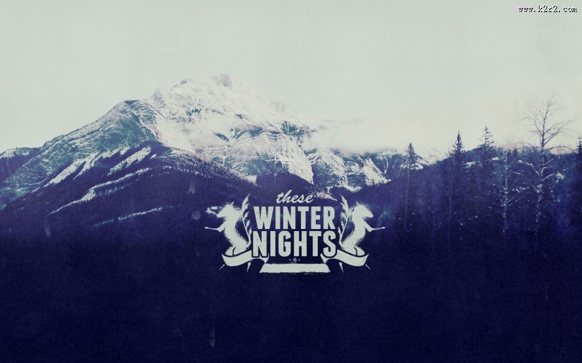 文字与风景完美融合的图片