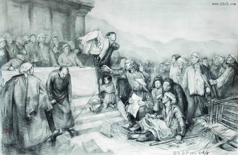 逼真人物素描图片