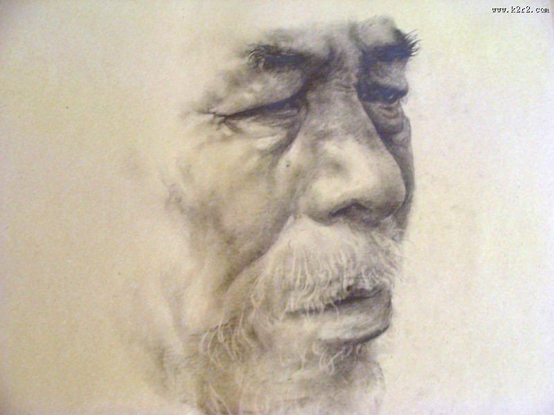 逼真人物素描图片