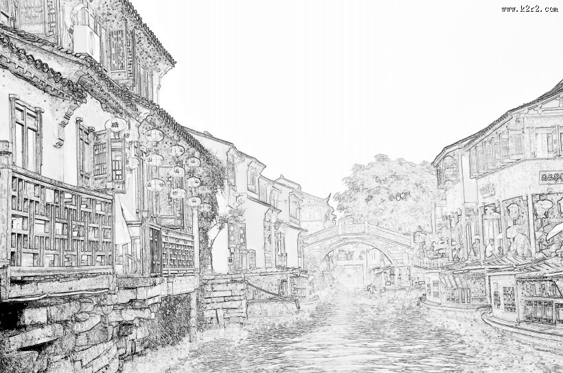 江南写意风景图片大全