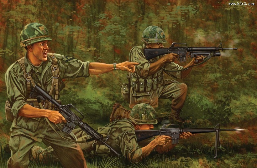 二战题材插画桌面壁纸