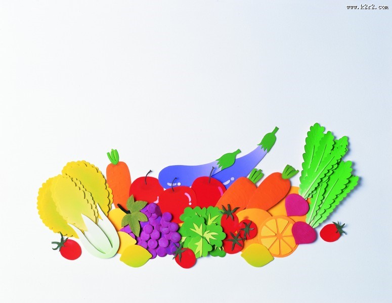 蔬菜纸雕图片