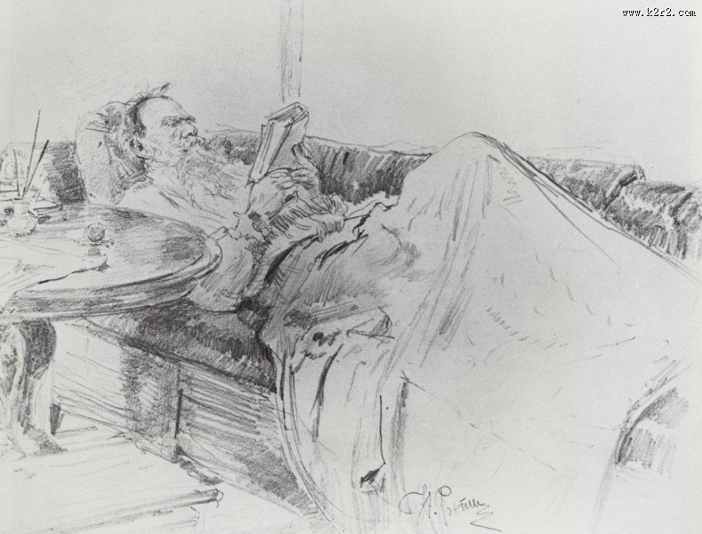 列宾速写作品图片大全