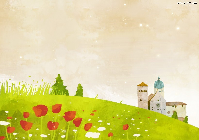 春天插画图片大全