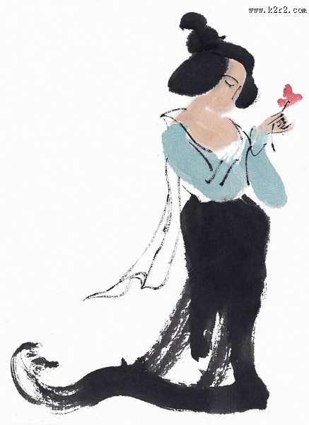 传统女性形象图片