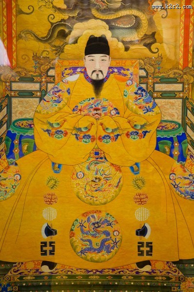 古代帝王像图片