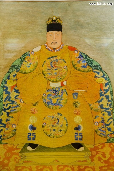 古代帝王像图片