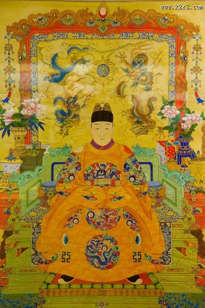 古代帝王像图片